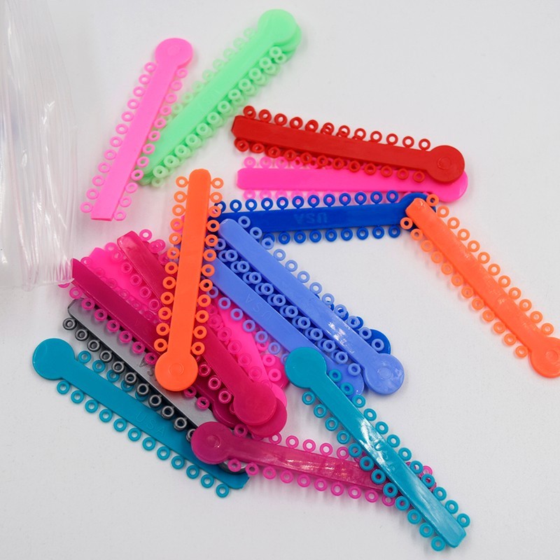 1040 Pcs Dental Orthodontic Ligature Ties Elastic Braces Rubber Bands Ligaduras