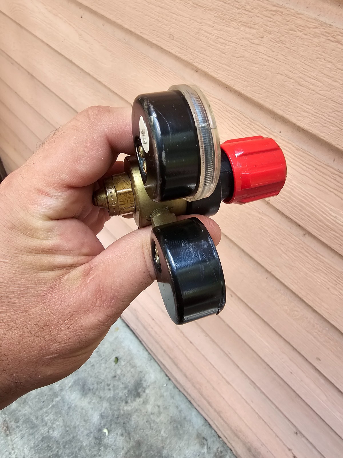 Victor G150-15-200R Acetylene Regulator – Works Great – Missing a Plastic Cover