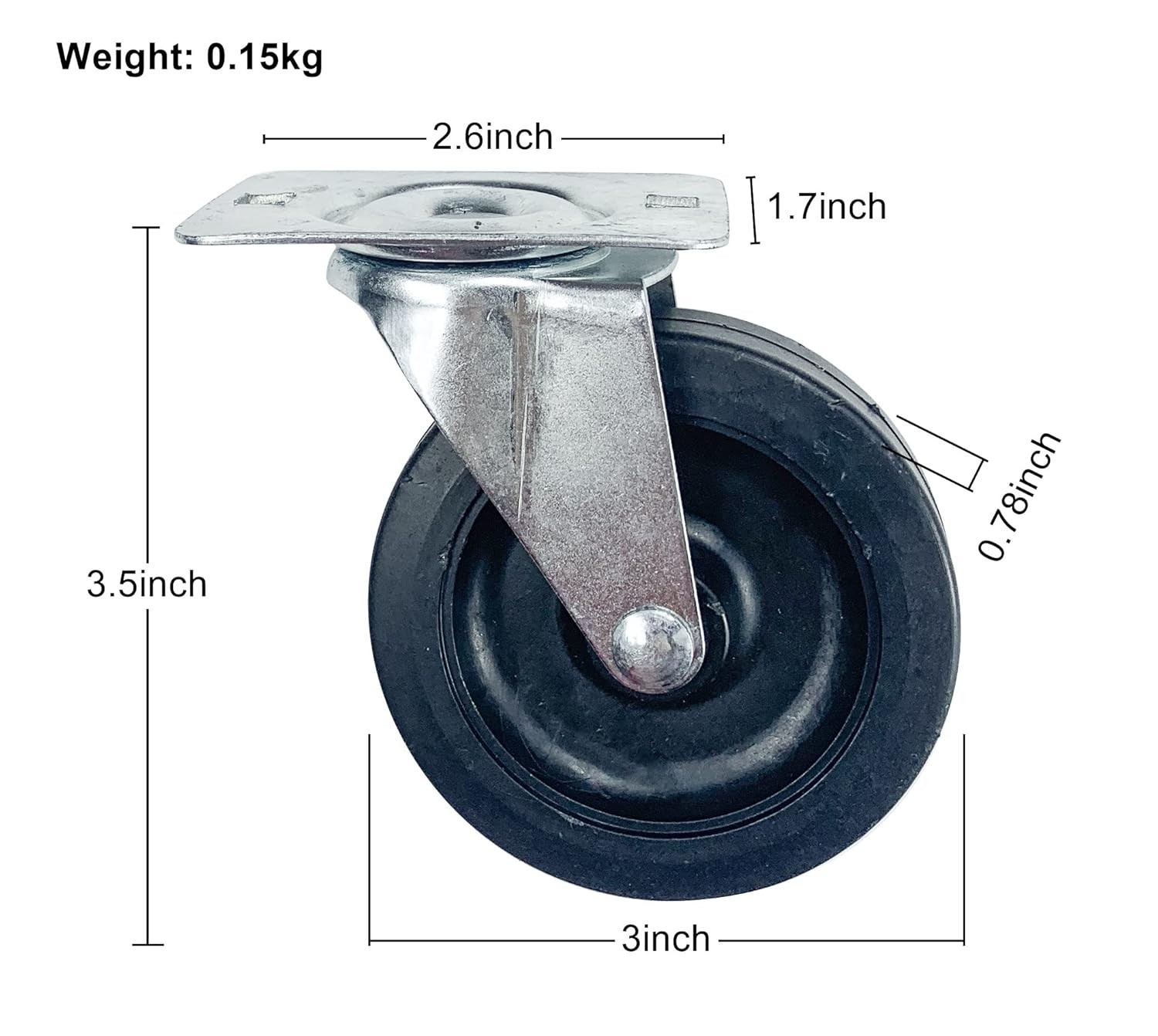 Caster Wheels for Mechanic Creepers Wheels Replacements, Quality Replacement Par