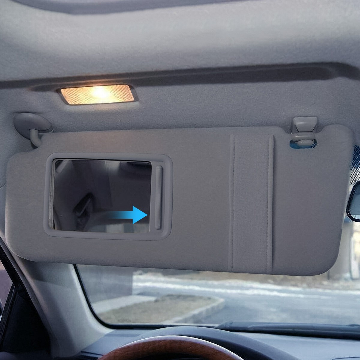 For 2007-2011 Toyota Camry Sun Visor Sunshade Left Driver Right Side UV proof