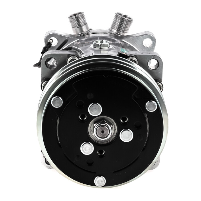 New OEM Sanden SD5S14 AC Compressor with 2A groove Clutch 12V QR