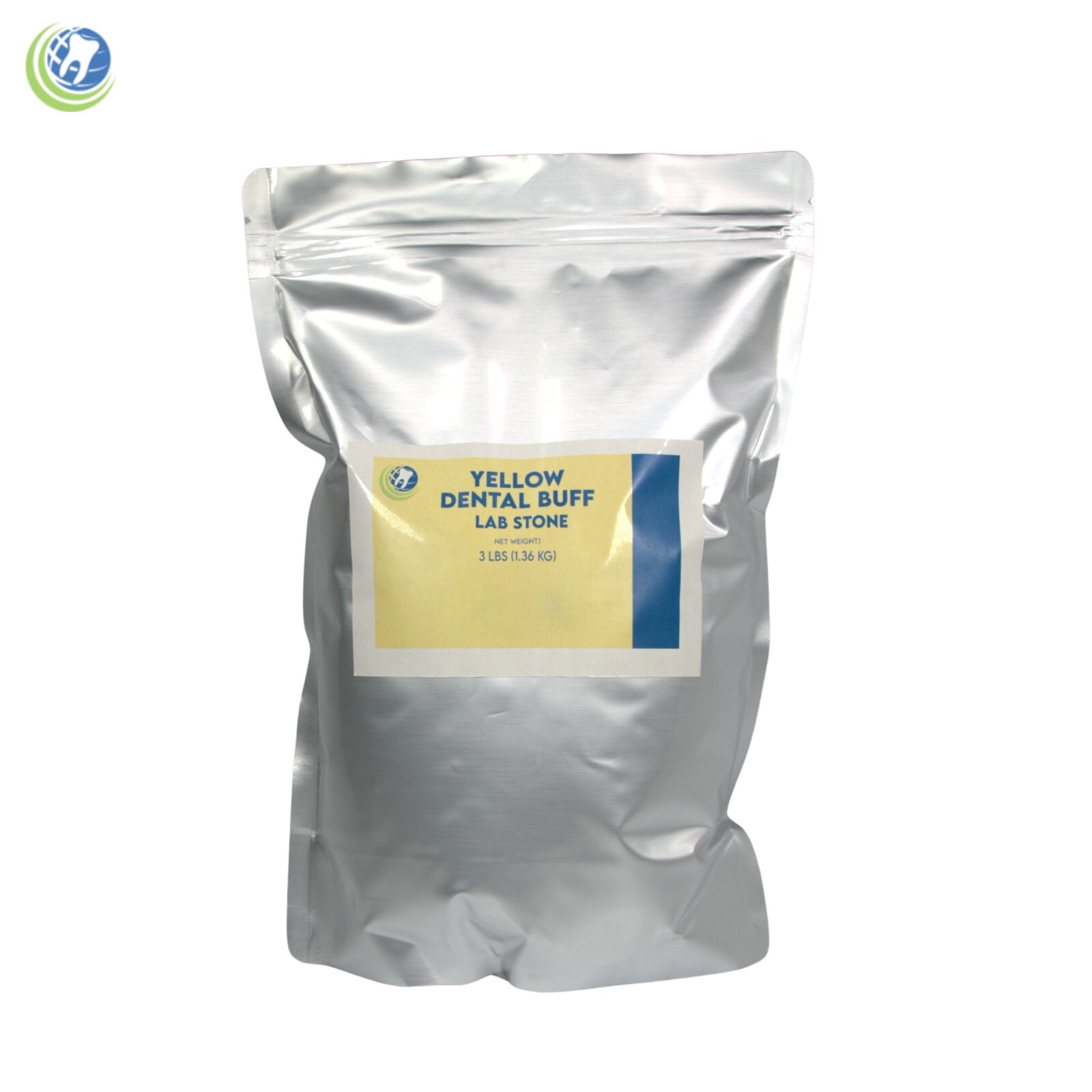 DENTAL LAB BUFF STONE GYPSUM TYPE III YELLOW ALL PURPOSE COMPOUND 3 Lbs.