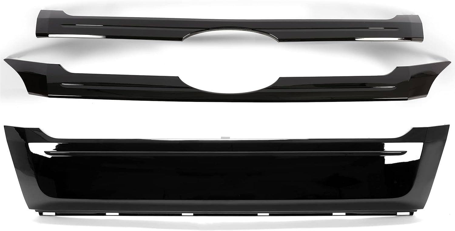 Kojem Front Black Grille Trim Cover Compatible with 2011-2014 Ford Edge Repla…