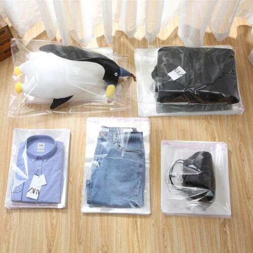 Clear Resealable Recloseable Self Seal Adhesive Cello Lip Tape Poly Plastic bags