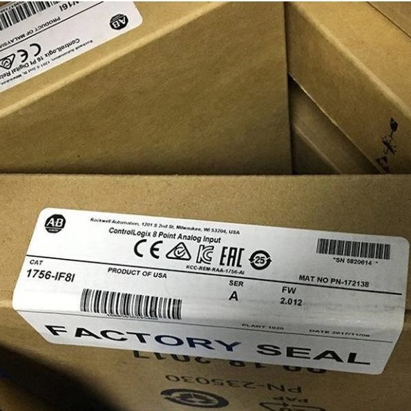 New Factory Sealed Allen-Bradley 1756-IF8I 8 Point Analog Input Module US