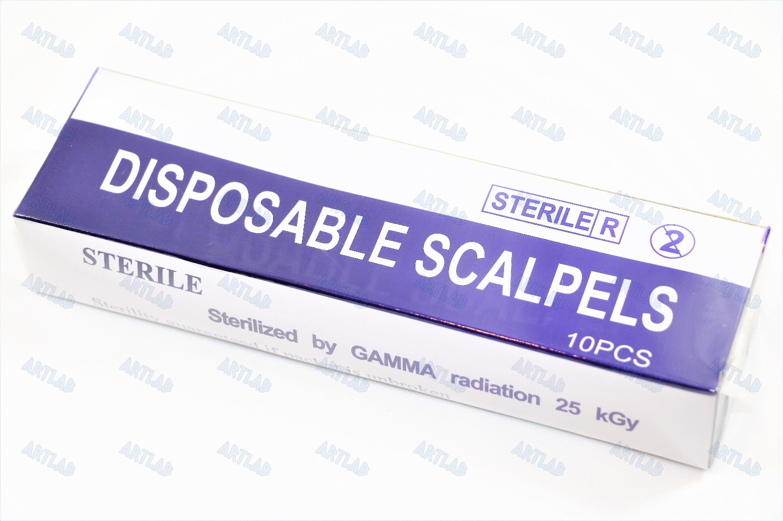 10 LOT STERILE DISPOSABLE SCALPELS #15 SINGLE USE – DENTAL,SURGICAL,DERMAPLANING