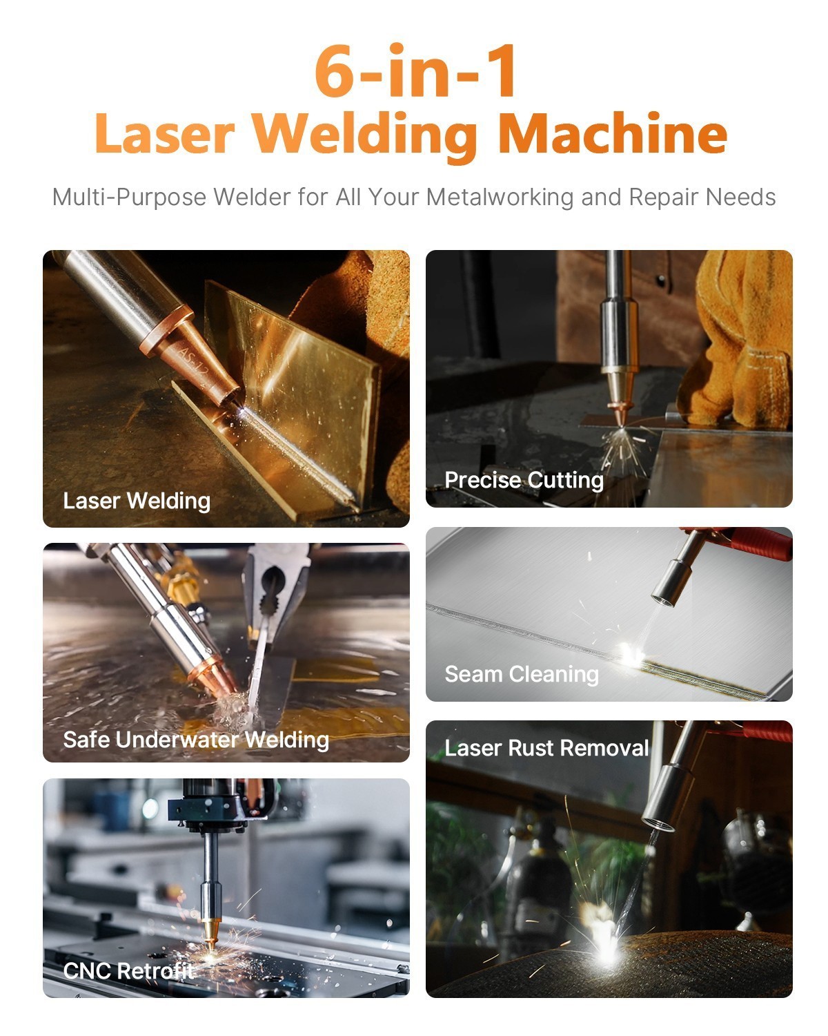 Xlaserlab X1pro 700W Laser Welding Machine – 6-in-1 Handheld Fiber Laser Welder