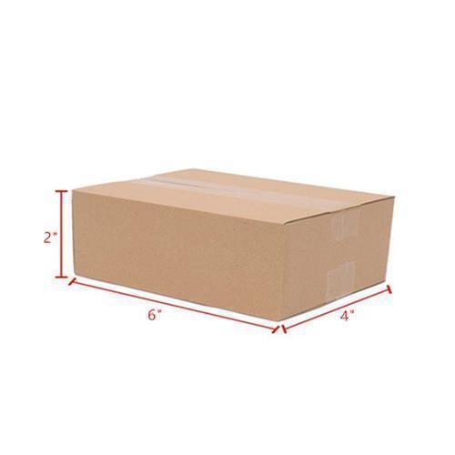 100 Pcs Box 6″x4″x2″ Cardboard Packing Mailer Shipping Boxes Corrugated Carton