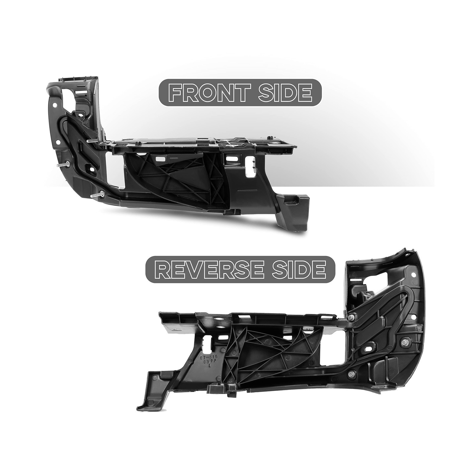 Kojem Rear Bumper Outer Extension Insert Bracket Driver Side Compatible with …