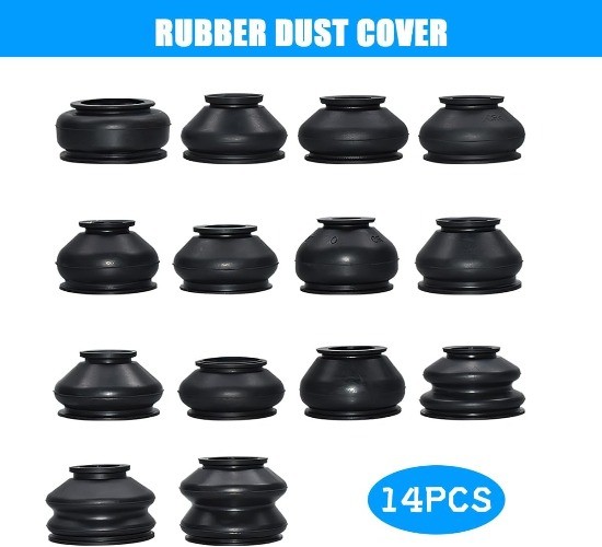 14PCS Car Tie Rod End Boot, Rubber Automotive Turn To Rod Arm Ball Joint Head Du