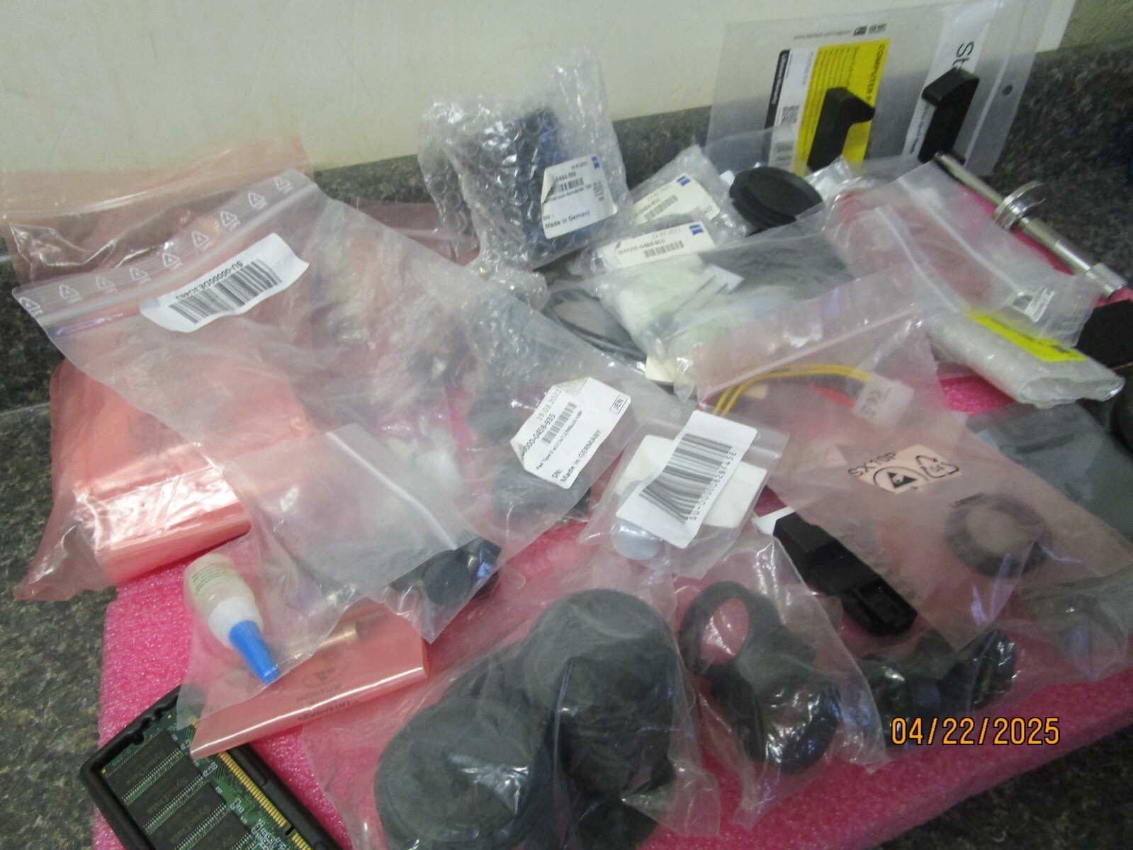 Over 50 Item Lot of Zeiss MicroScope Parts / Hardware – See Pictures