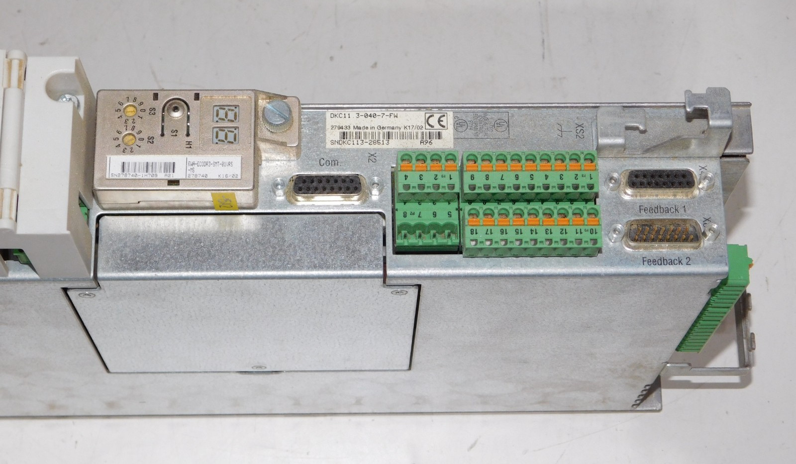 Bosch Indramat DKC11.3-040-7-FW Eco Drive Servo Amplifier Controller Drive Unit