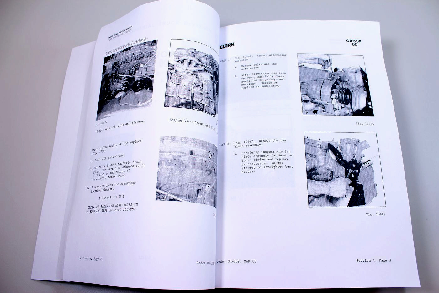 Clark C500-30 C500-35 C500-40 C500-45 Forklift Service Repair Manual Shop Oh-339