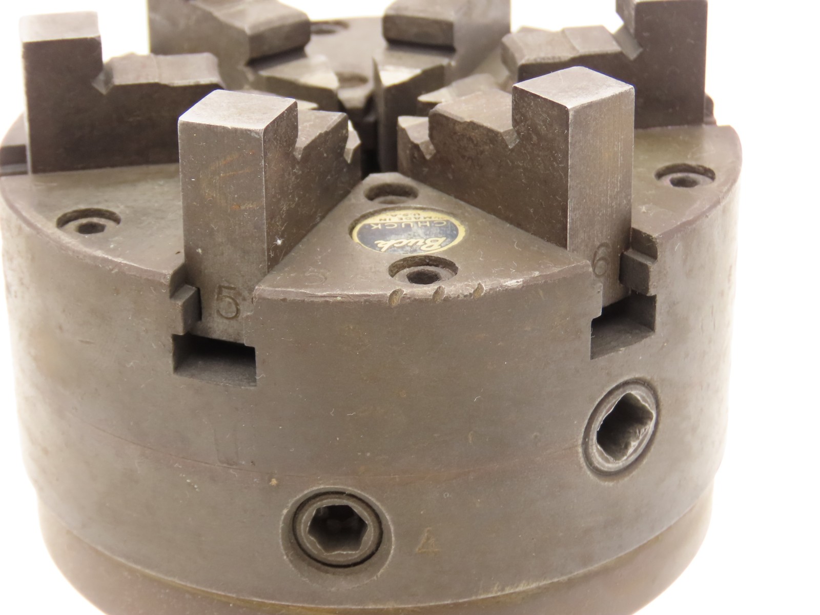 Buck Chuck 1462 6 Jaw Adjust-Tru Self Centering Manual Lathe Chuck 4″ OD