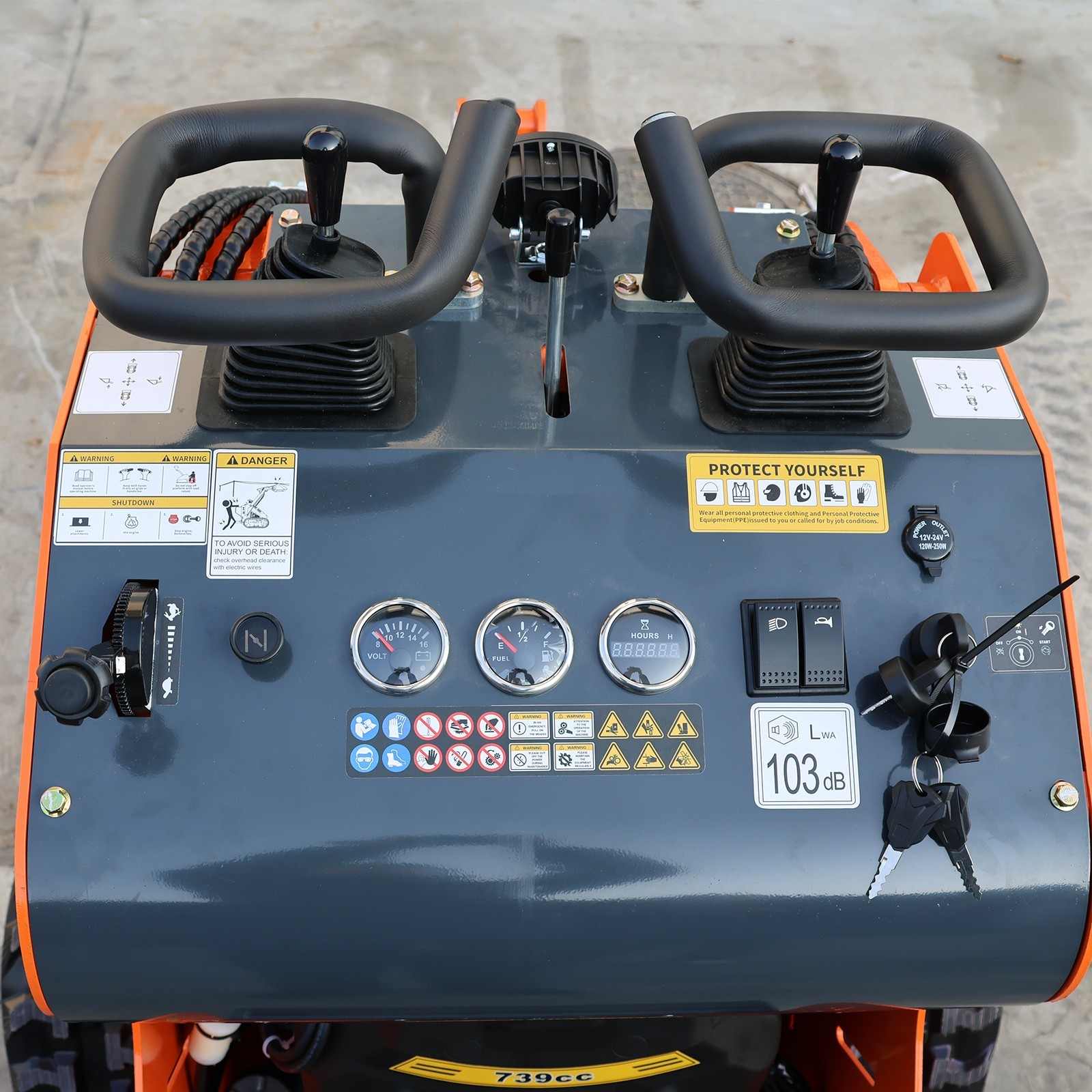 Brand New Mini Tracked Skid Steer Loader with Runtong Engine USA Stock