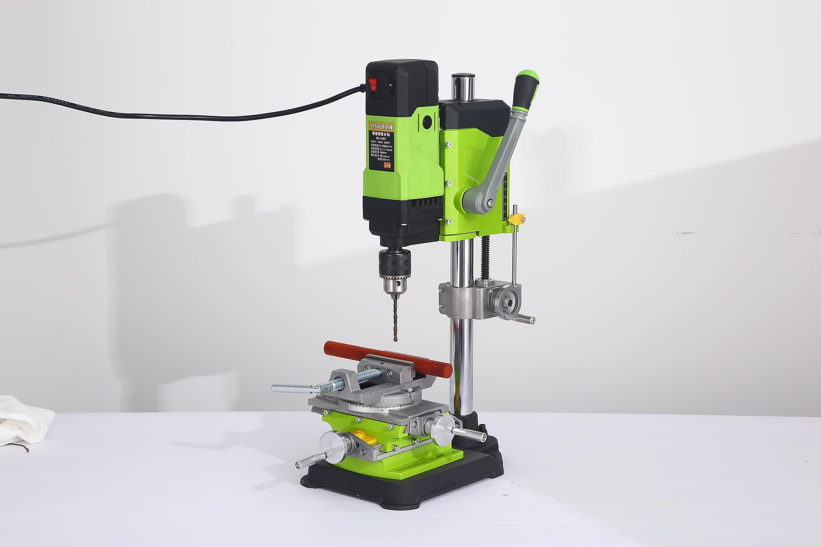 BACHIN Rotary Table 90 ° 3″ Cross Slide Drill 3inch ,Rotary 90 °, Green