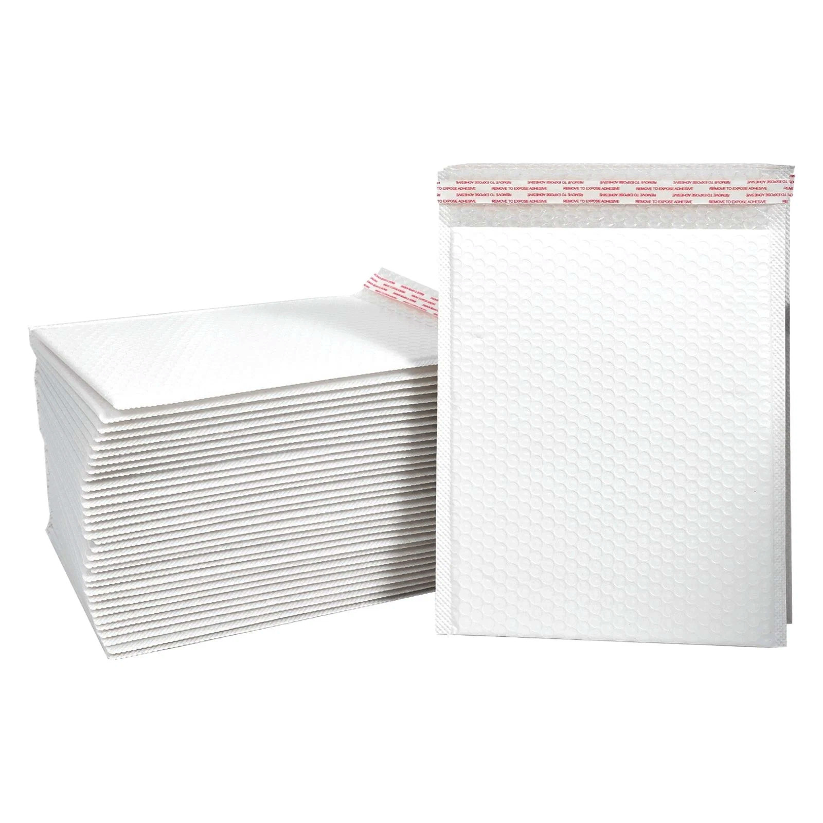 Any Size White Poly Bubble Mailers Shipping Mailing Padded Bags Bubble Envelopes