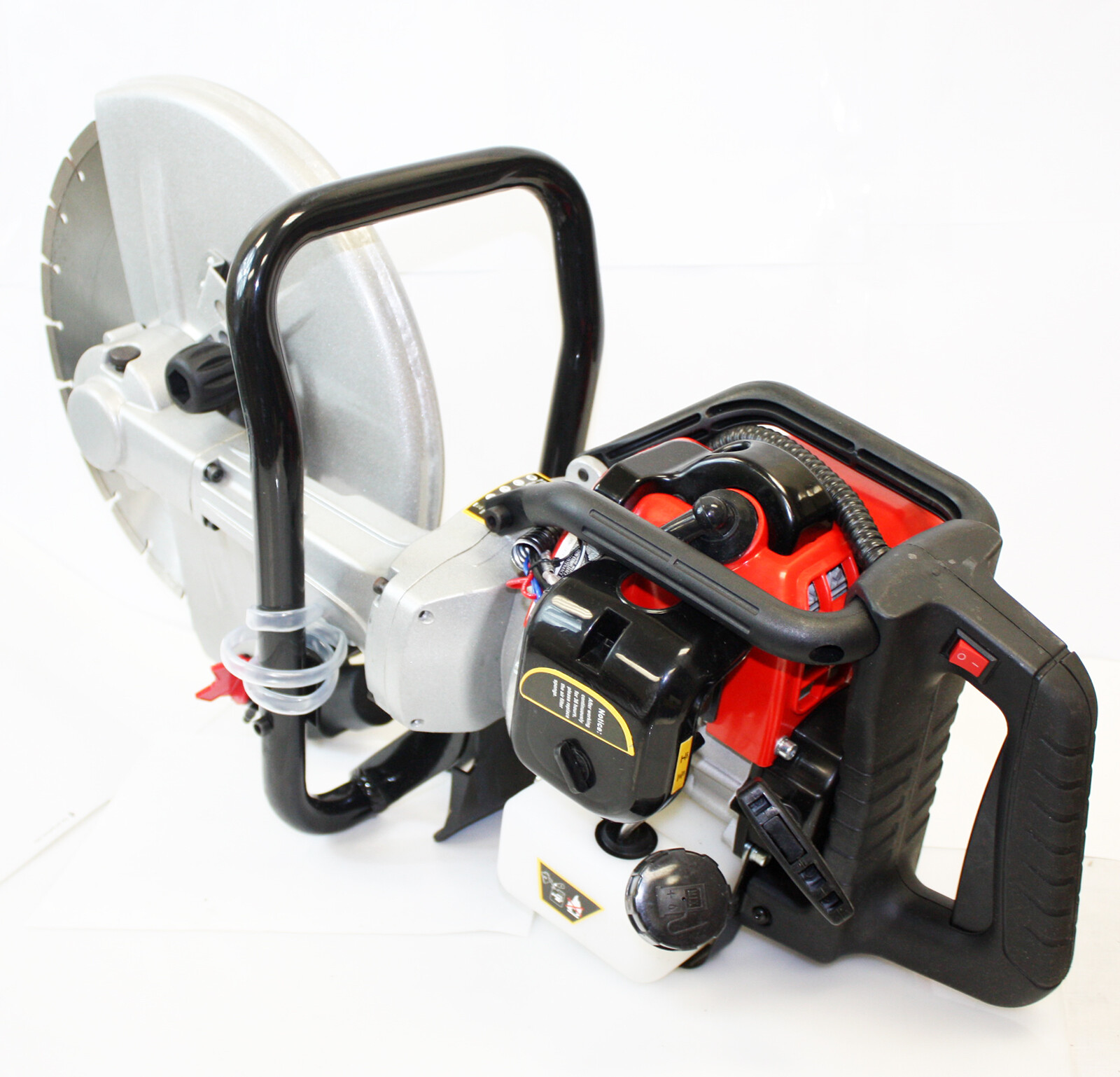 2 Stroke Gas Power Handheld 14″ Cement Wet Dry Masonry Concrete Cut Saw W/Blade