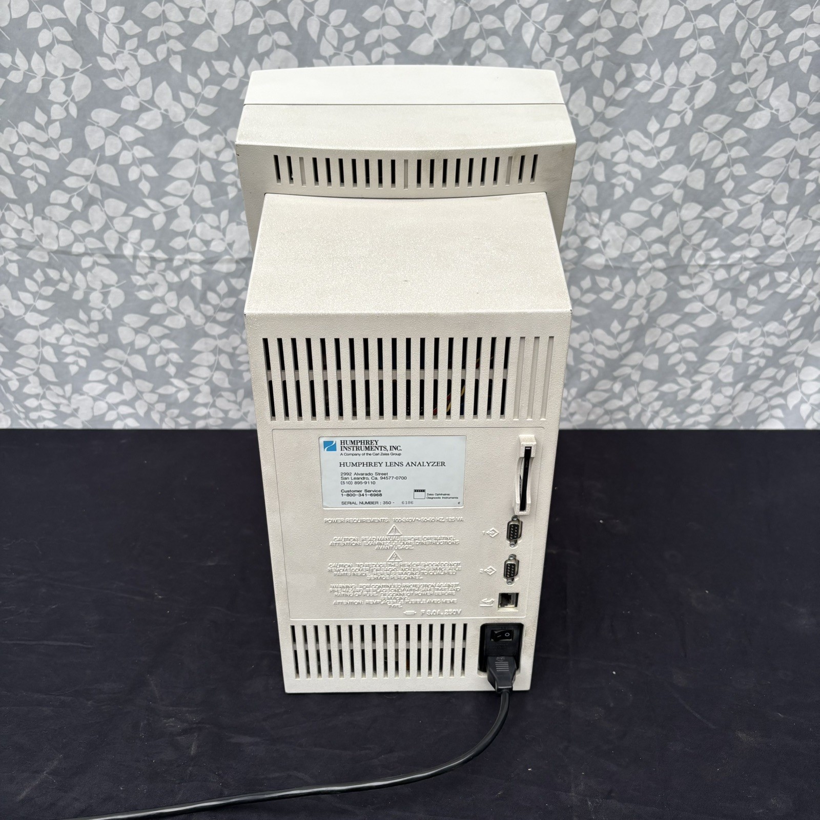 Humphrey Zeiss 350 Lens Analyzer Auto Lensometer (WORKS!)