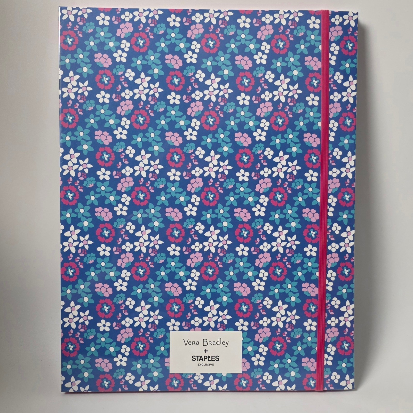 NEW Vera Bradley Staples Bloom Berry File Folio 9 Pocket Accordion Organizer