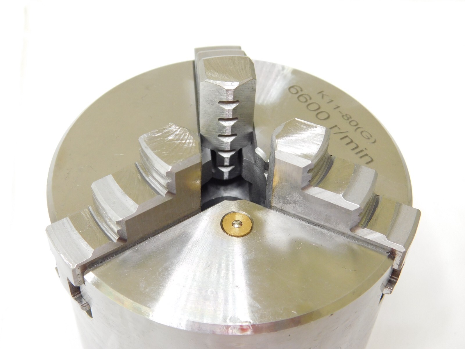 Manual Lathe Chuck Self-Centering Plain Back 3″ Diam X 3 Jaws K11-80(G)