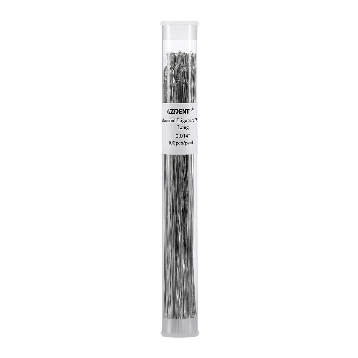 100pcs/Pack Dental Ortho Preformed Ligature Wire Ligature Ties Long Short