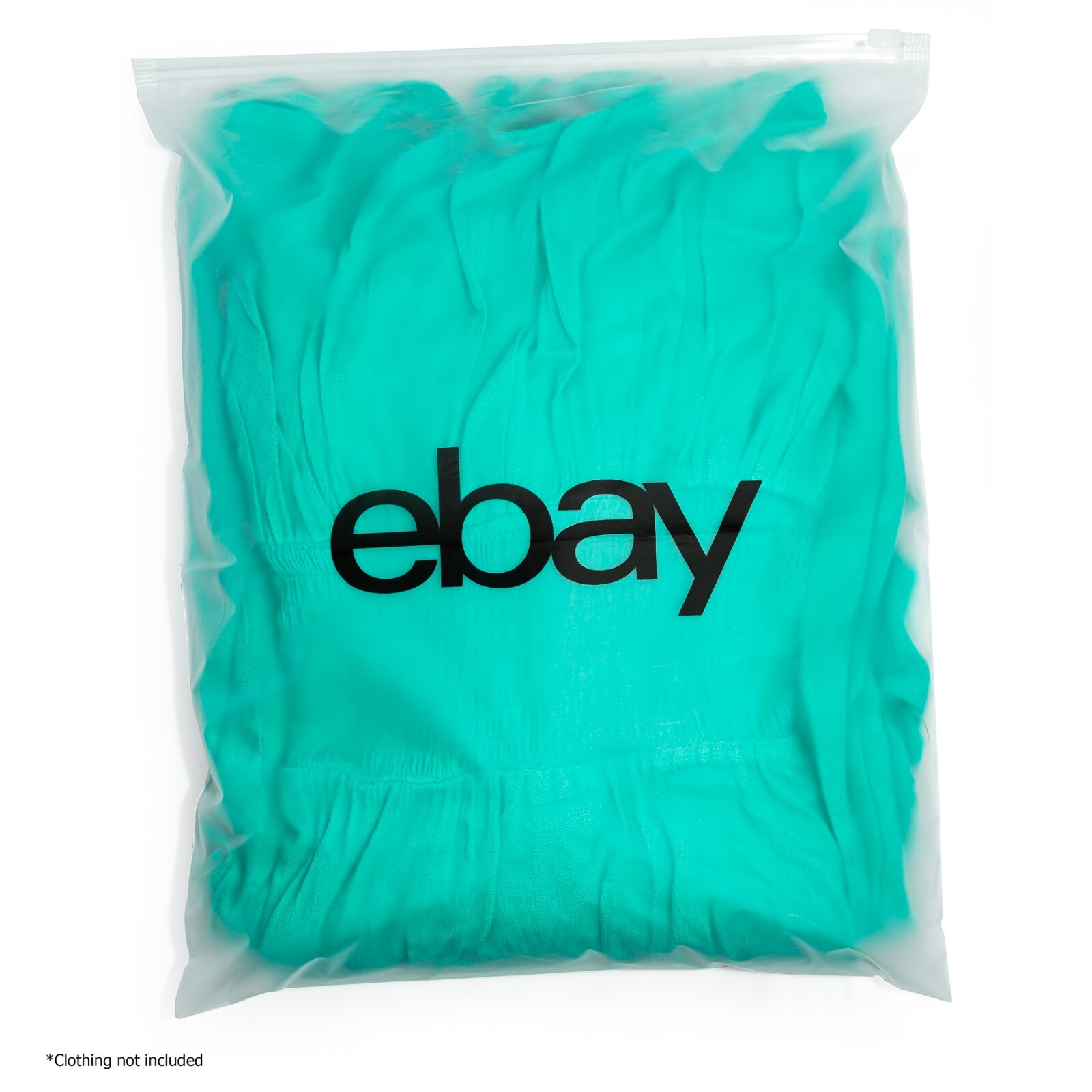12″ x 15″ Frosted Zipper Clothing Bag