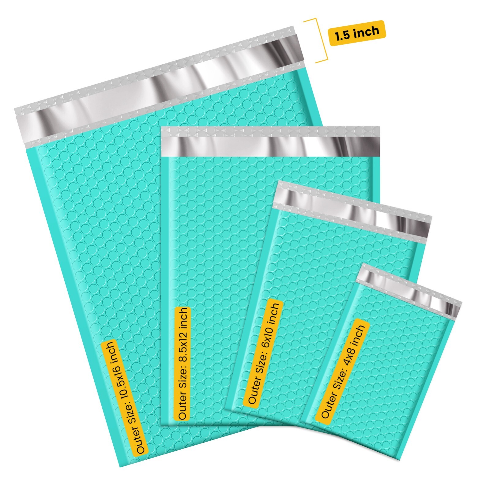 All Size Color Bubble Mailers Padded Envelopes Mailing Shipping Bag for Business