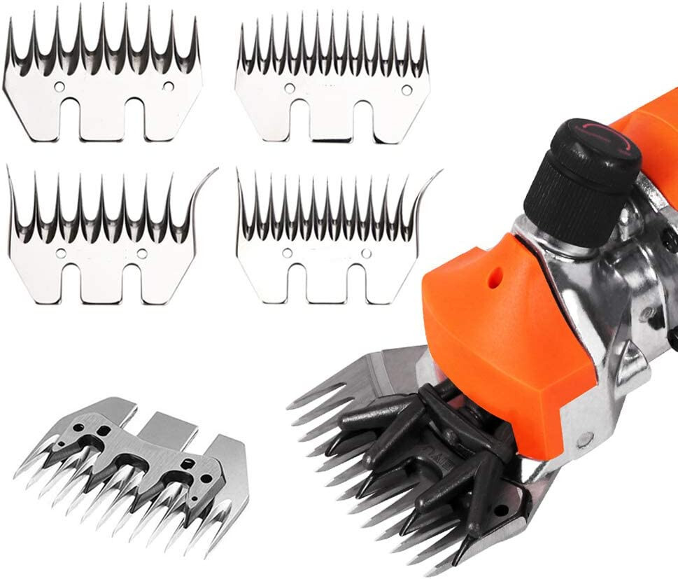 Sheep Shears Straight 9T Tooth Comb Sheep Clippers Blades Stainless Steel