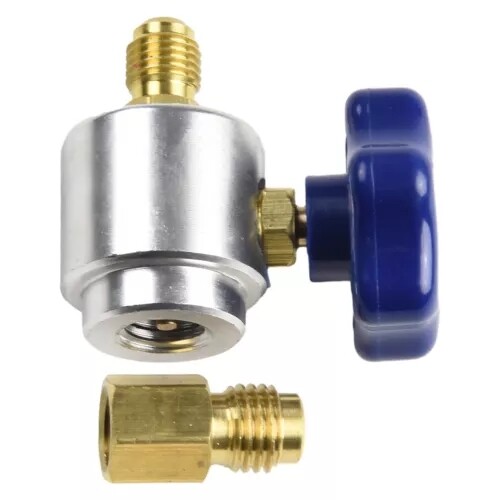 Self Sealing R134A Can Tap Valve Dispenser For A/C Charging Hose AD01 Convertor