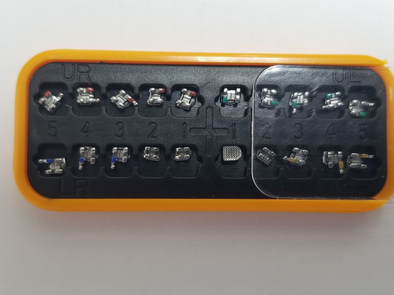 Case of BRACKETS MINI ROTH or MBT 0.18 or 0.22 W/H 345 Mesh Base ACRYLIC CASE