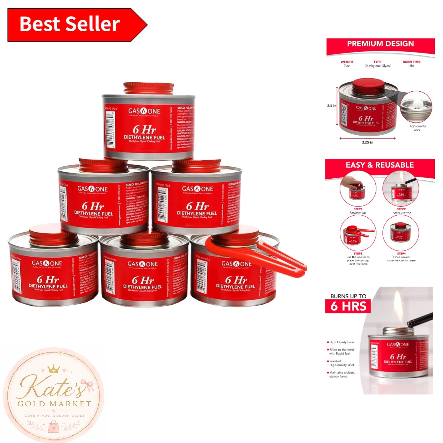 Essential 6 Hour Chafing Fuel Set – Perfect for Buffets and Family Gatherings