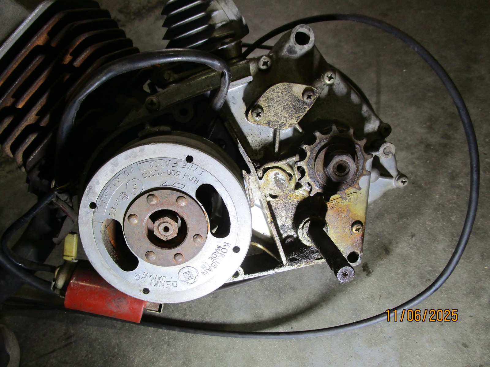 Kawasaki Motorcycle 98cc FE98 Engine Untested