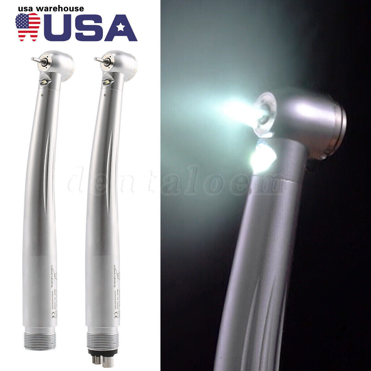 Yabangbang E-generator Dental LED Fiber Optic High Speed Handpiece 2/4 NSK Style