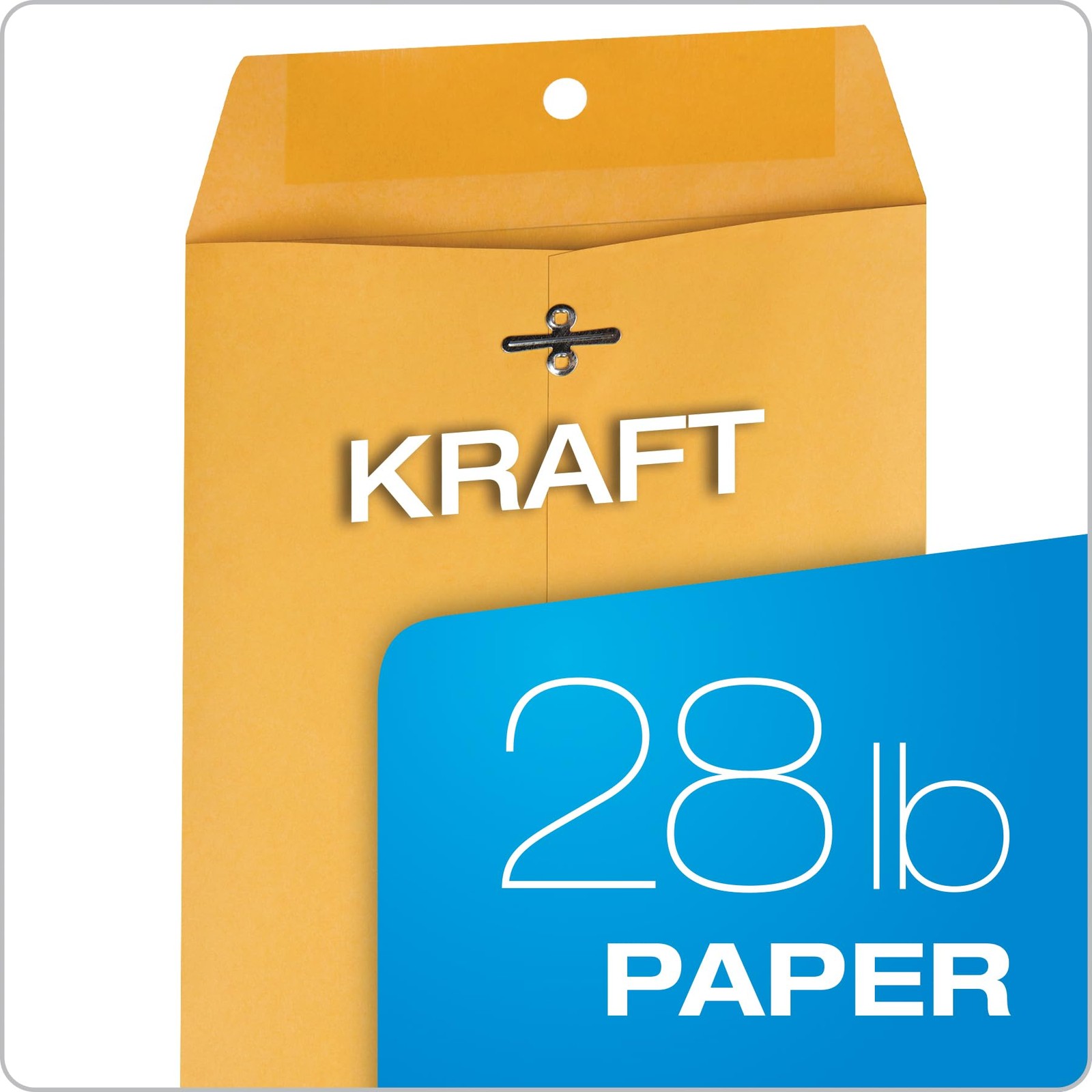 Quality Park Clasp Envelopes, 6.5 x 9.5 Inch 100 Count (Pack of 1), Kraft