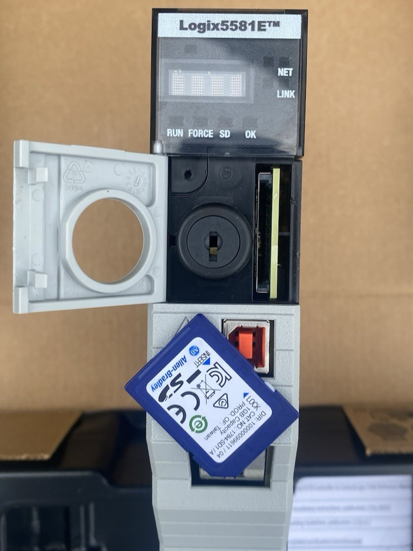 Rockwell PLC 1756-L81E ControlLogix 5580 Controller Processor 1756L81E