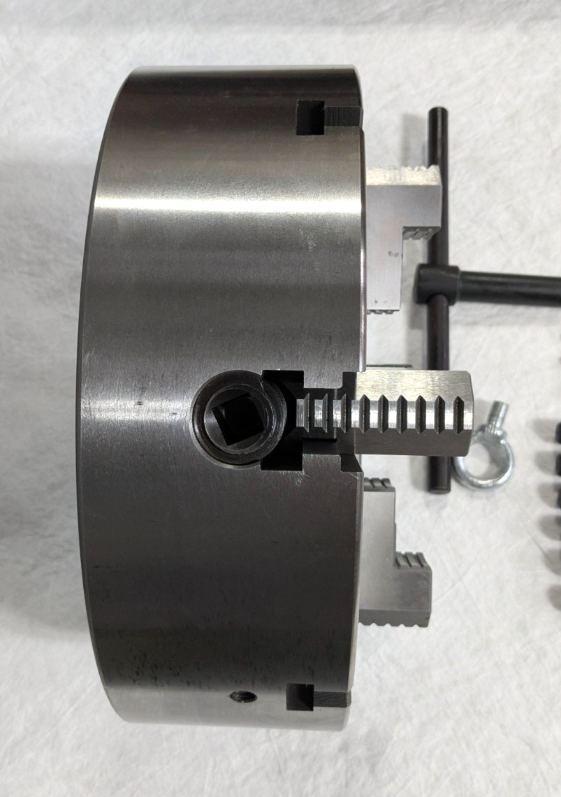 12″ Independent 4 Jaw Lathe Chuck D1-6 Mounting 3.74″ Through Hole 429-4126