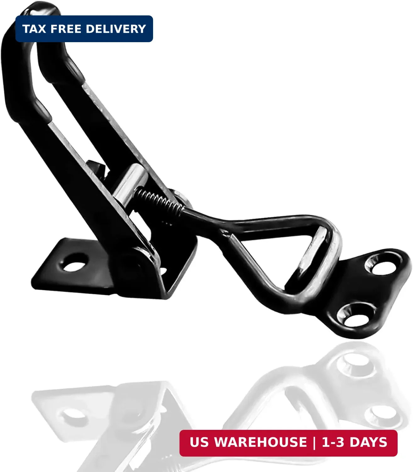 10Pack Black Toggle Latch Clamp, Heavy Duty Latch-Style Toggle Clamp, Adjustable