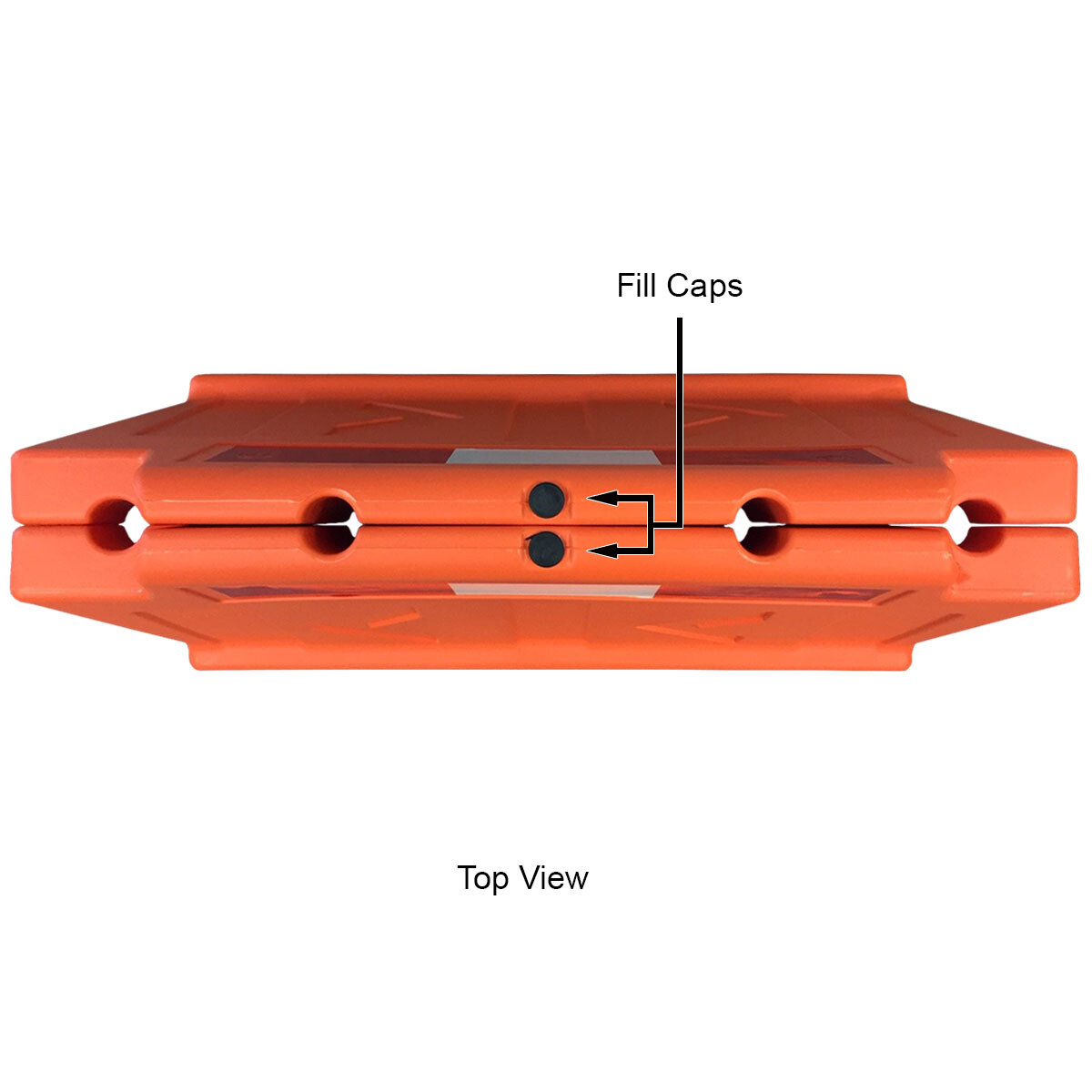 Low Profile Stackable Water Filled Traffic Barriers – Electriduct