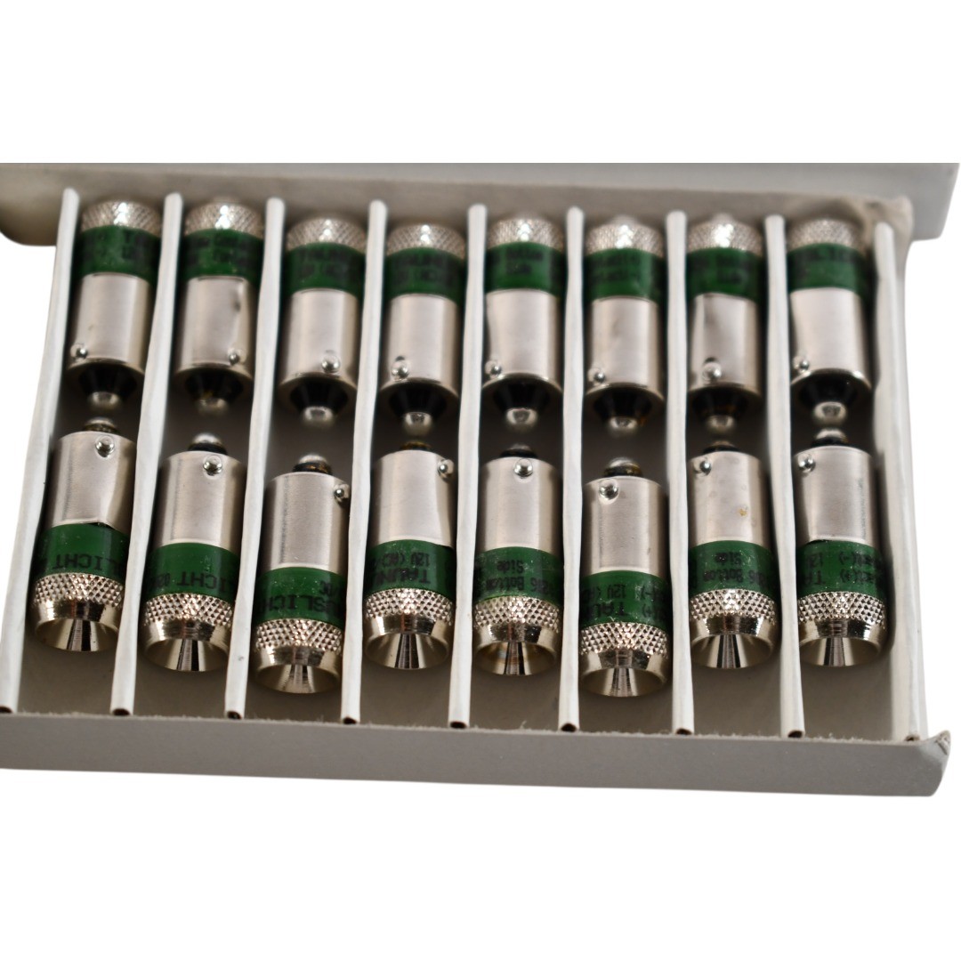 Pack of 16 NEW ABB 1SFA616921R2012 KA2 Ba9s LED Capsule Bulb 1.8 W(0.18W), Green