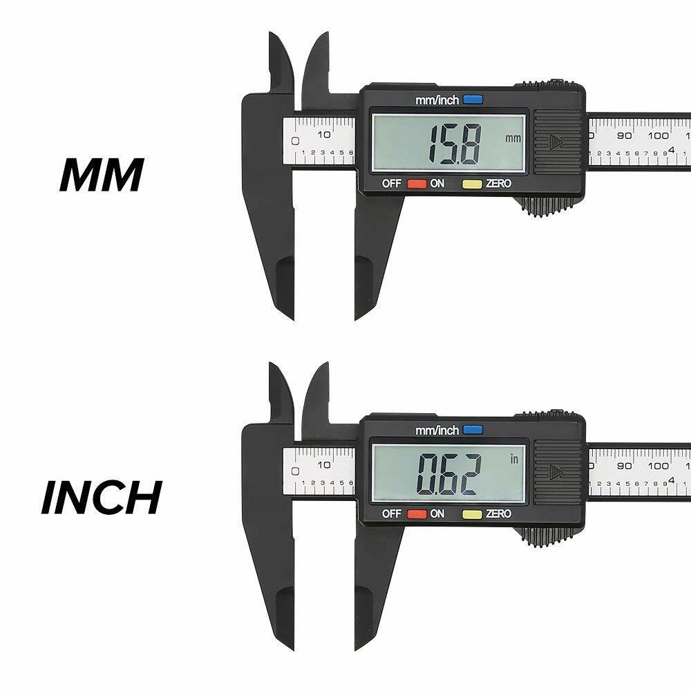 LCD Digital Caliper Vernier Micrometer Electronic Ruler Gauge Meter Measuring US
