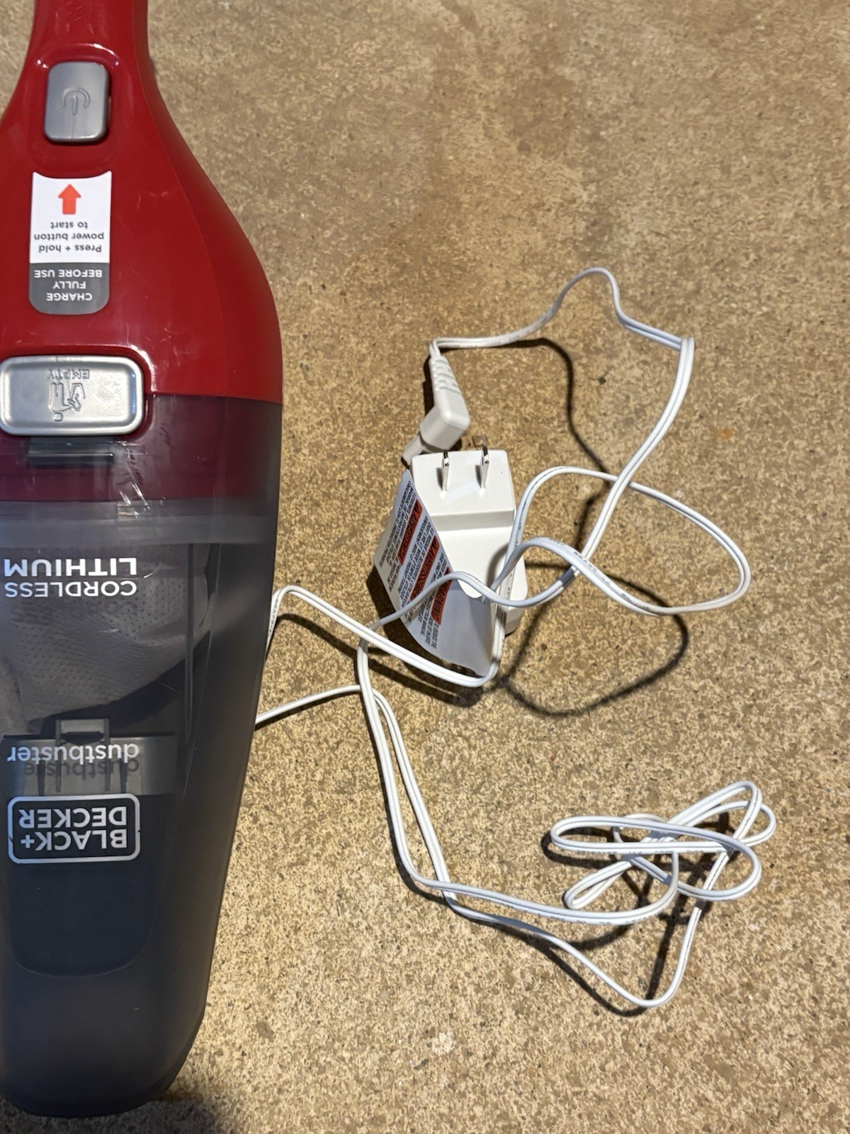 BLACK+DECKER dustbuster Cordless 7.2V Hand Vac Bagless Washable +Tool