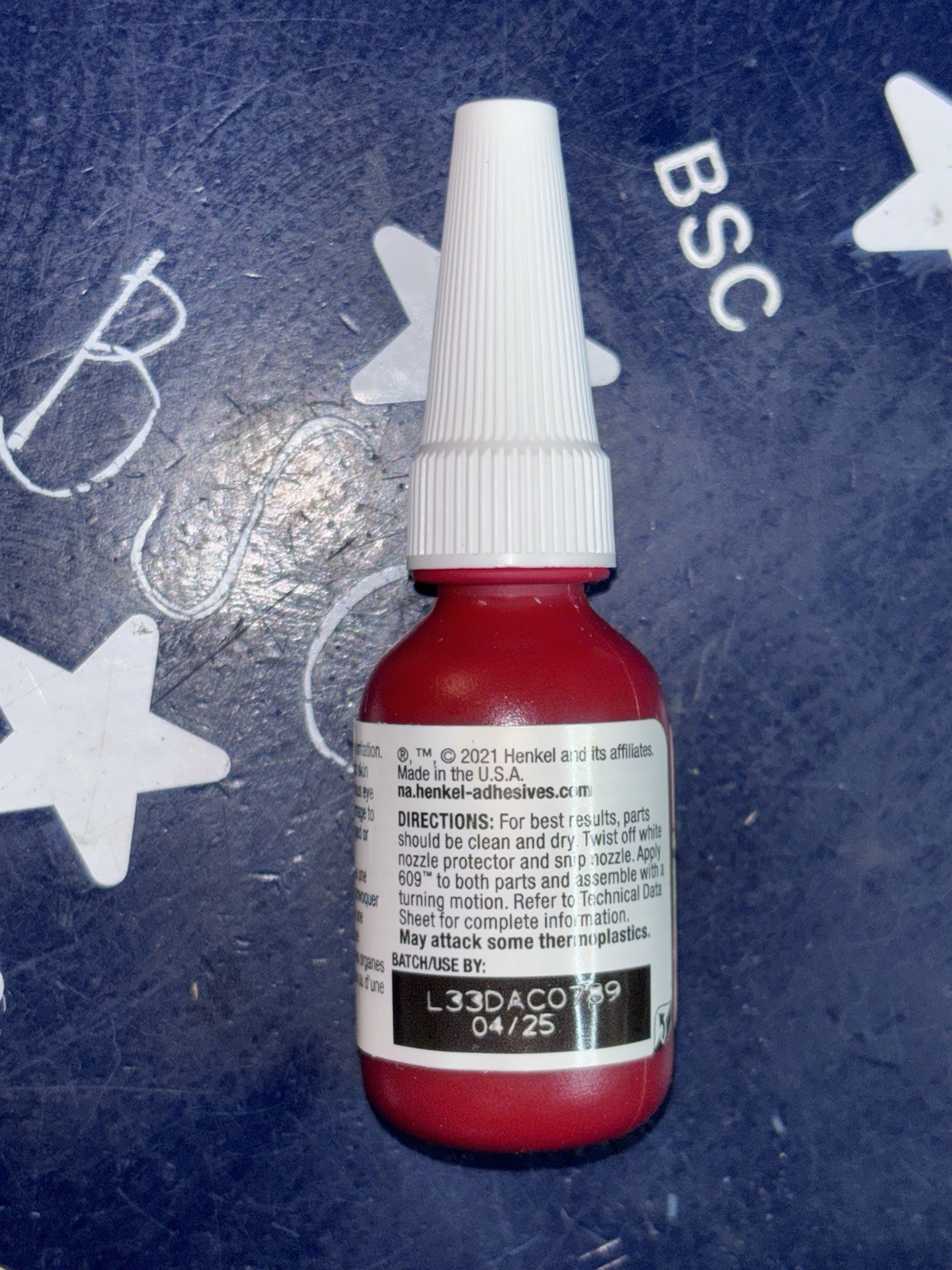 Loctite 609 10mL General Purpose Fast Curing Retaining Compound 135511 60921