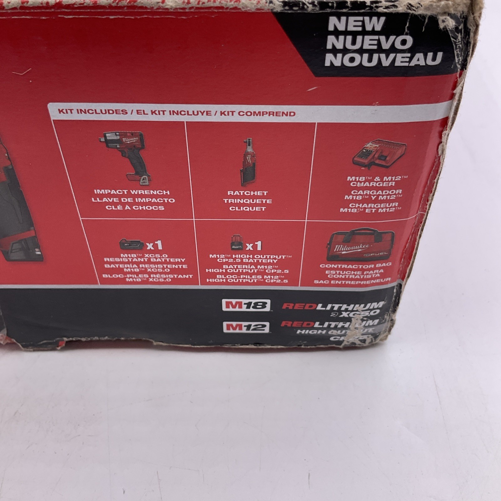 NEW Milwaukee 3890-22 M18 Fuel M12 Fuel 2 Tool Combo Kit