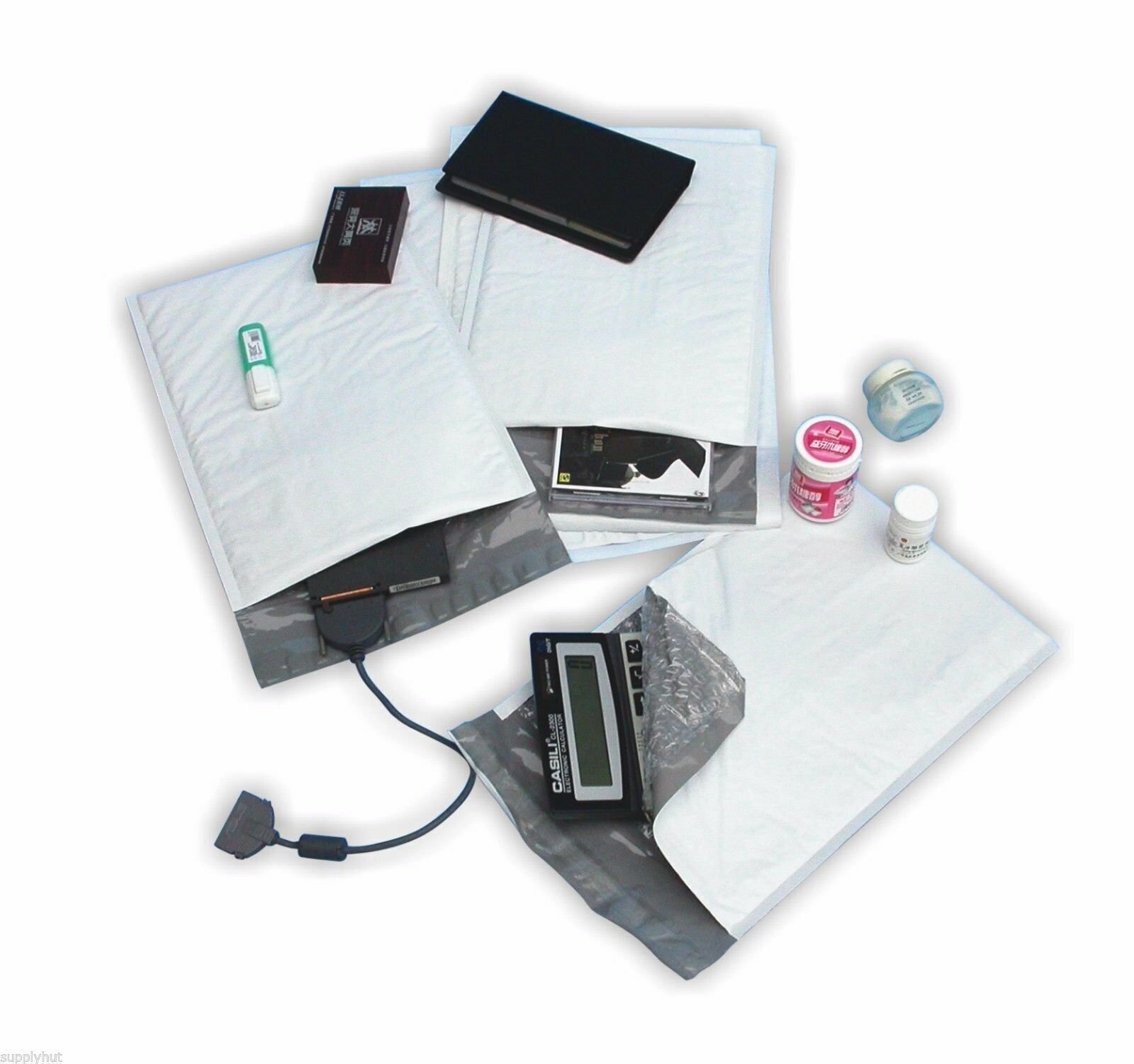1000 #000 4×8 Poly Bubble Padded Envelopes Mailers Shipping Case 4″x8″