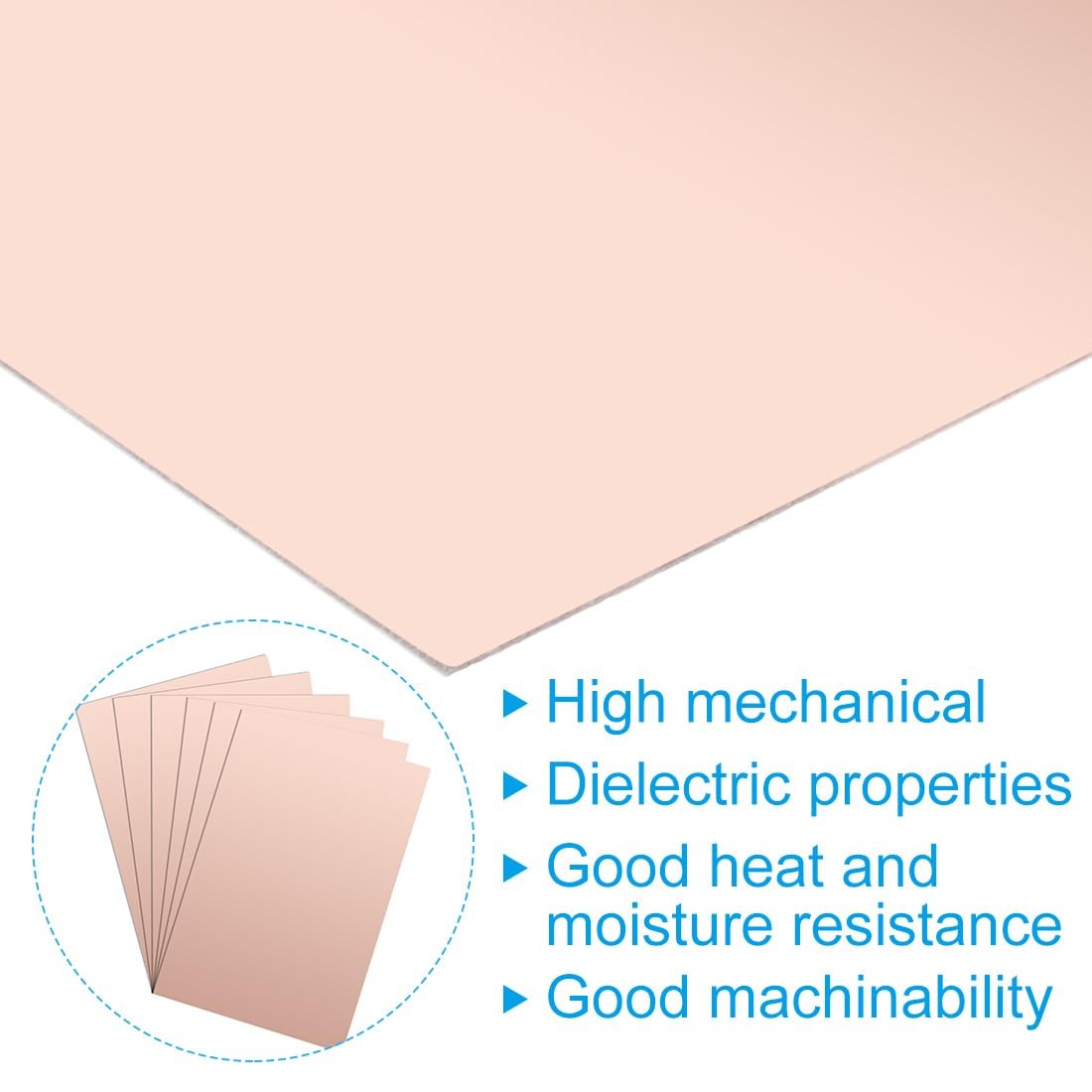4×6 Inch Single Sided Copper Clad Laminate PCB Size: 150x100x2mm