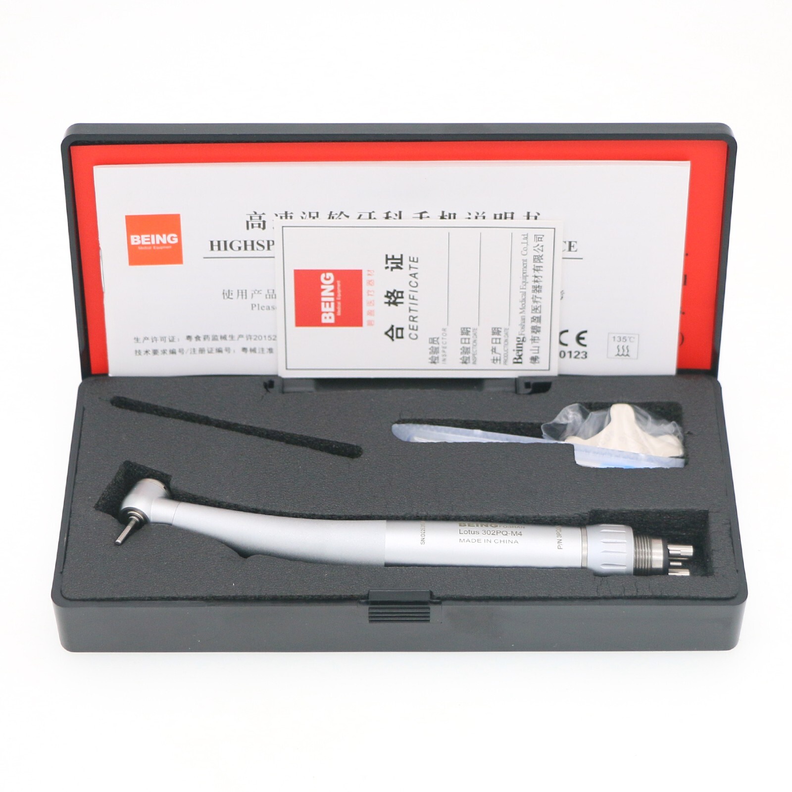 BEING Dental High Speed Fiber Optic Turbine Handpiece fit KAVO Coupler 4/6 Holes