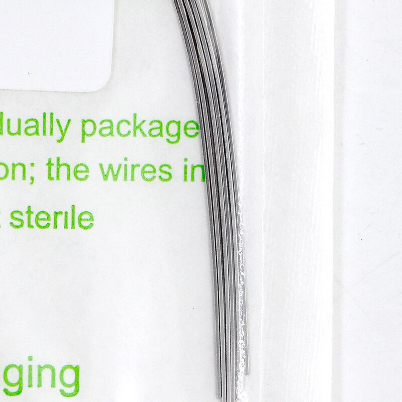 1×Dental Ortho Stainless Steel Rectangular Arch Wire Ovoid Form 16×16 Upper