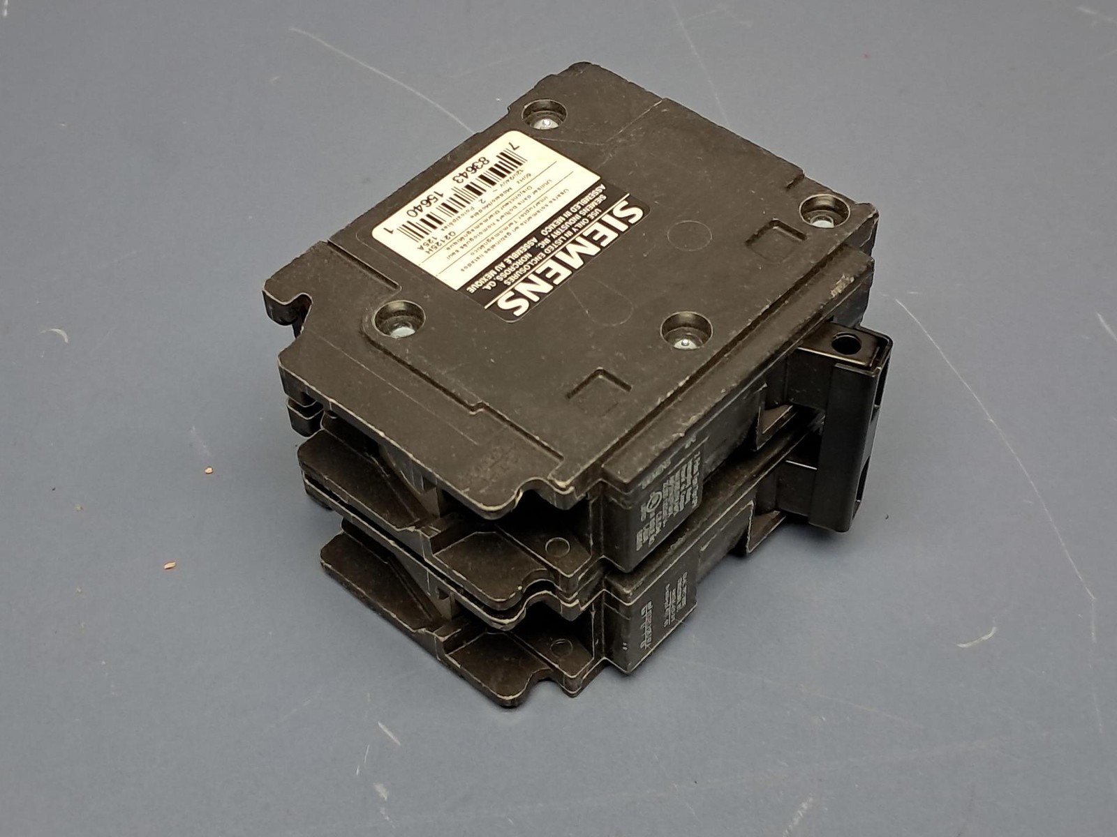 NEW Siemens Q2125H Circuit Breaker 2-Pole, 125 Amp, 120/240V, Type QPH, 22 kA