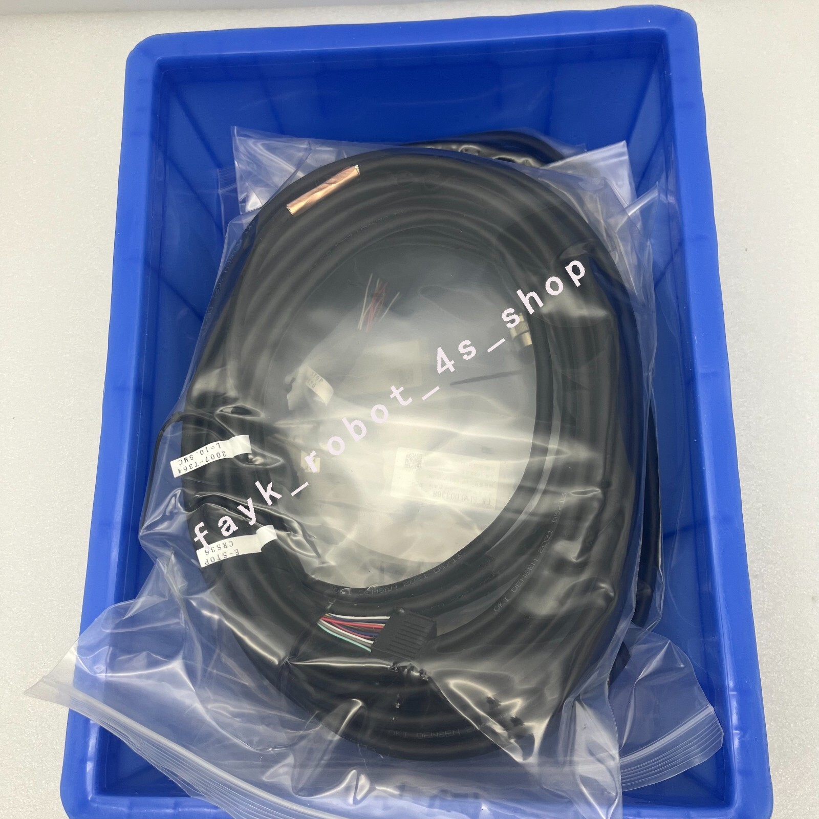 F FANUC Robot A05B-2256-C103 Teach Pendant wiring connection Cable plug line New